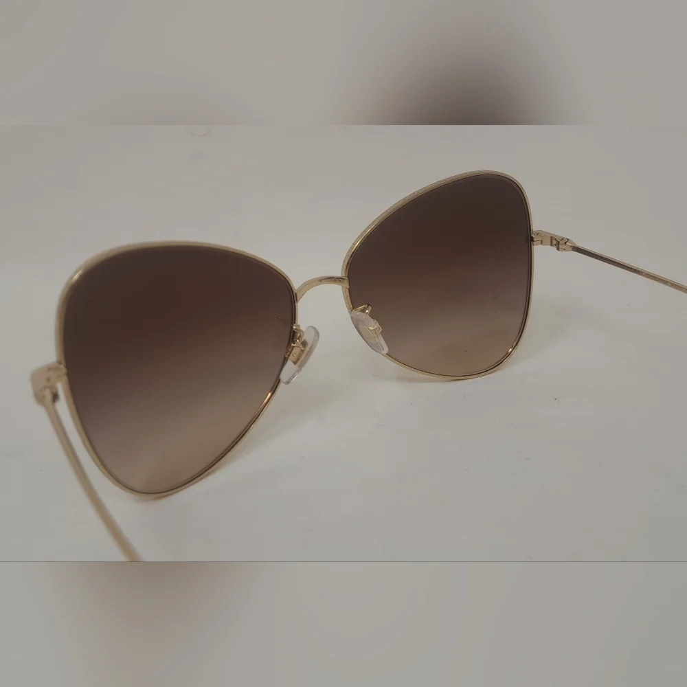 Dolce & Gabbana Sunglasses Butterfly Gold Gradient Brown DG2274 02/13 58-15-140 - Picture 14 of 16